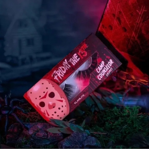 Friday the 13th Lashes in Black & Red by Glamlite - Picture 1 of 6